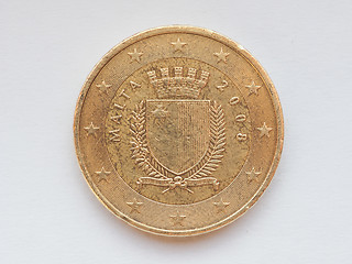 Image showing Maltese Euro coin