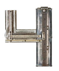 Image showing Metal letter