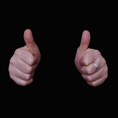 Image showing thumbs up