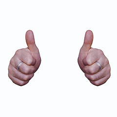 Image showing thumbs up