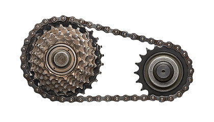 Image showing Chain gear