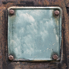 Image showing Metal plate