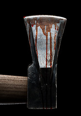 Image showing Bloody ax