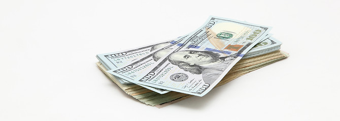 Image showing heap of dollars 