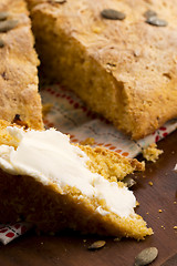 Image showing homemade pumpkin bread