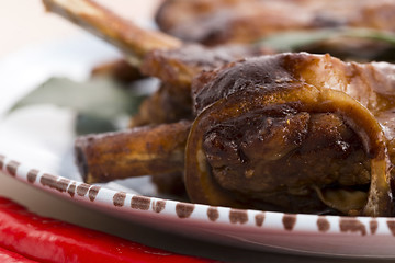 Image showing  Barbecued Pork Baby Back Ribs 