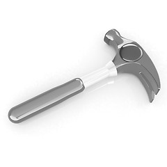 Image showing Hammer on white background 