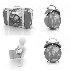 Image showing Concept of travel set