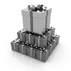 Image showing Bright christmas gifts