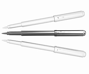 Image showing Metall corporate pen design 