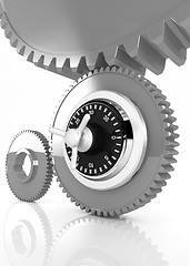 Image showing gears with lock