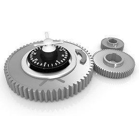 Image showing gears with lock