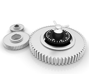 Image showing gears with lock
