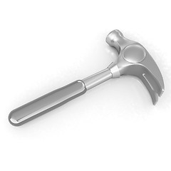 Image showing Hammer on white background 