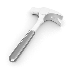 Image showing Hammer on white background 