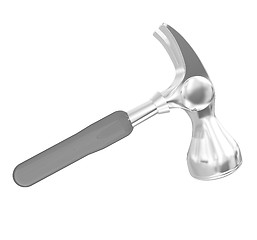 Image showing Hammer on white background 