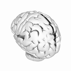 Image showing Metall human brain