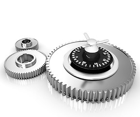 Image showing gears with lock