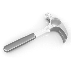 Image showing Hammer on white background 