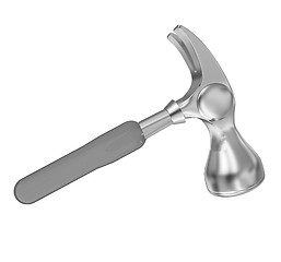 Image showing Hammer on white background 