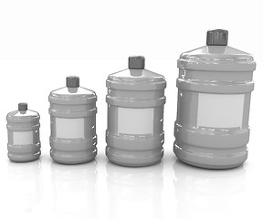 Image showing water bottles