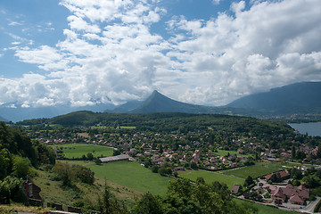 Image showing Annecy lake landscape