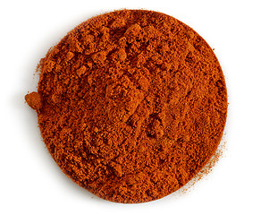 Image showing round chili powder