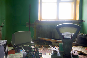 Image showing  computer and measuring scientific laboratory