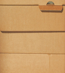 Image showing Cardboard box