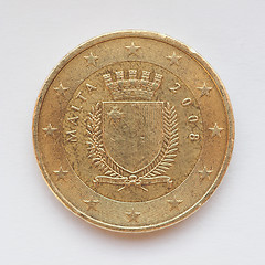 Image showing Maltese Euro coin