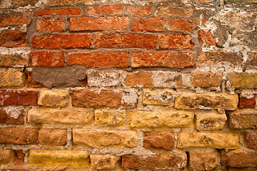 Image showing old brick wall texture