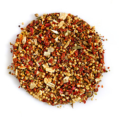 Image showing round spice mix