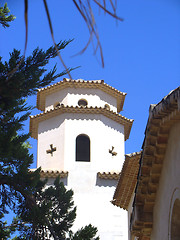 Image showing Cathedral Tower, Puerto Pollenca