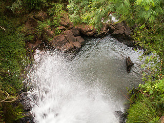 Image showing Waterfall From Above