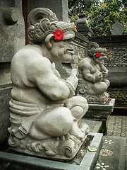 Image showing Ubud Stone Carving Pair