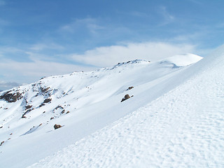 Image showing Tongariro Snowscape