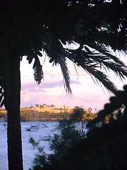 Image showing Sunset over the Bay of Pollenca