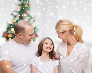 Image showing happy family at home