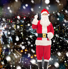 Image showing man in costume of santa claus