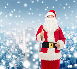 Image showing man in costume of santa claus