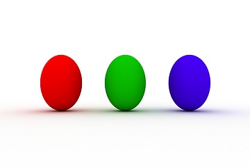 Image showing RGB eggs