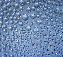 Image showing Drops on the bottle surface