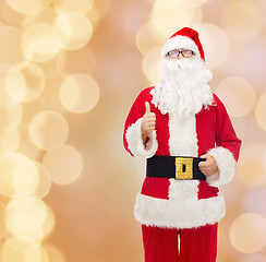 Image showing man in costume of santa claus