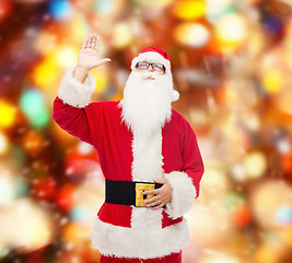 Image showing man in costume of santa claus