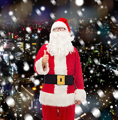 Image showing man in costume of santa claus