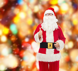 Image showing man in costume of santa claus