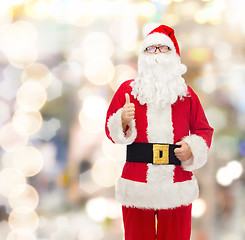 Image showing man in costume of santa claus