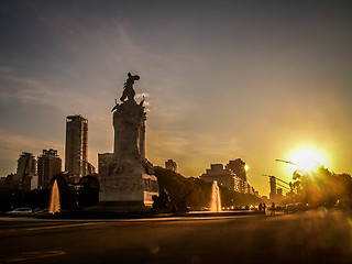 Image showing Sunset Over Buenos Aires