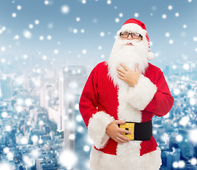 Image showing man in costume of santa claus