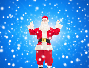 Image showing man in costume of santa claus